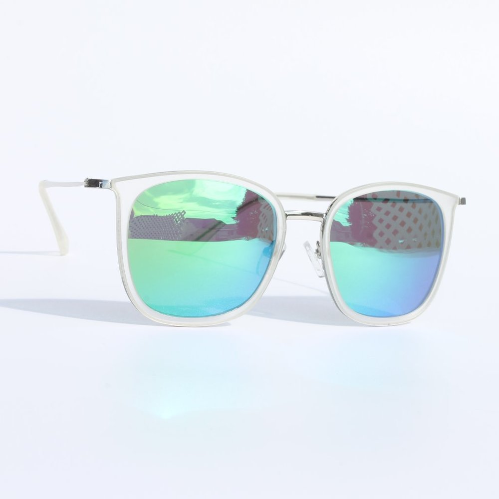 NEW EL DORADO YS58105P PURPLE MIRRORED CAT EYE SUNGLASSES 54-17-145